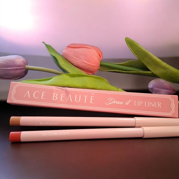 Ace Beaute Other - Ace Beaute Draw It Lip Liner Duo — Be Peachy & So Gorgeous (Pink)